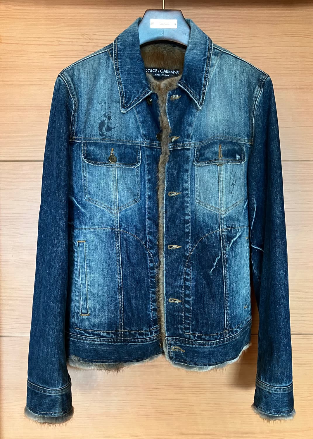 돌체앤가바나 토끼털 데님자켓 상품이미지2