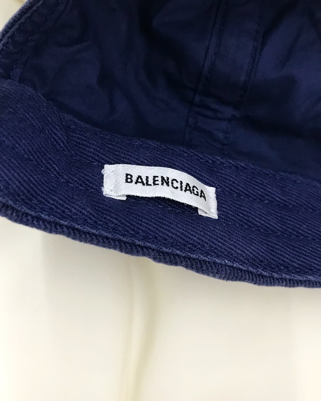 발렌시아가 워시드블루 볼캡 모자 상품이미지4