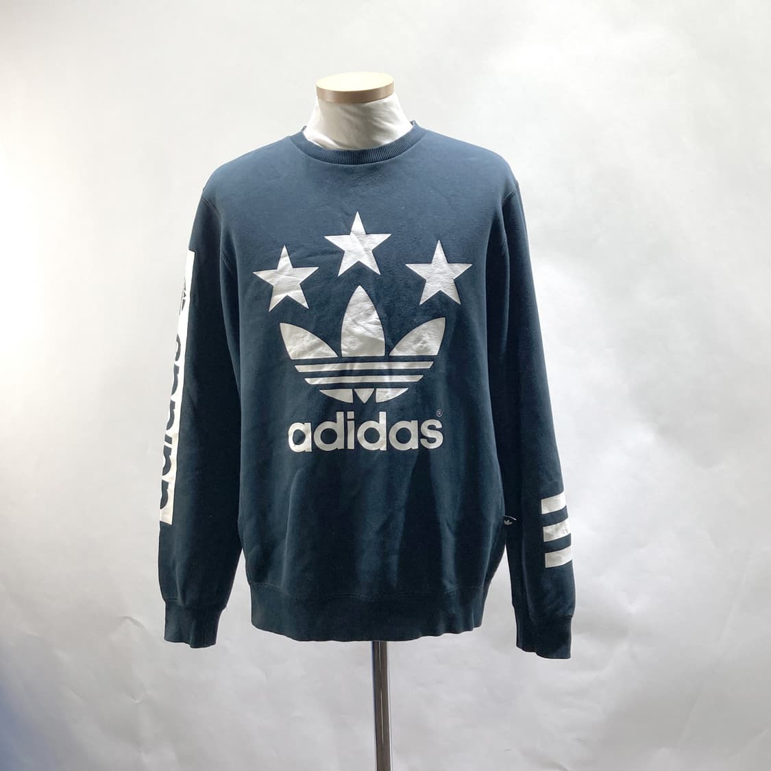 아디다스 남성맨투맨티셔츠 블랙 기모 95 상품이미지1