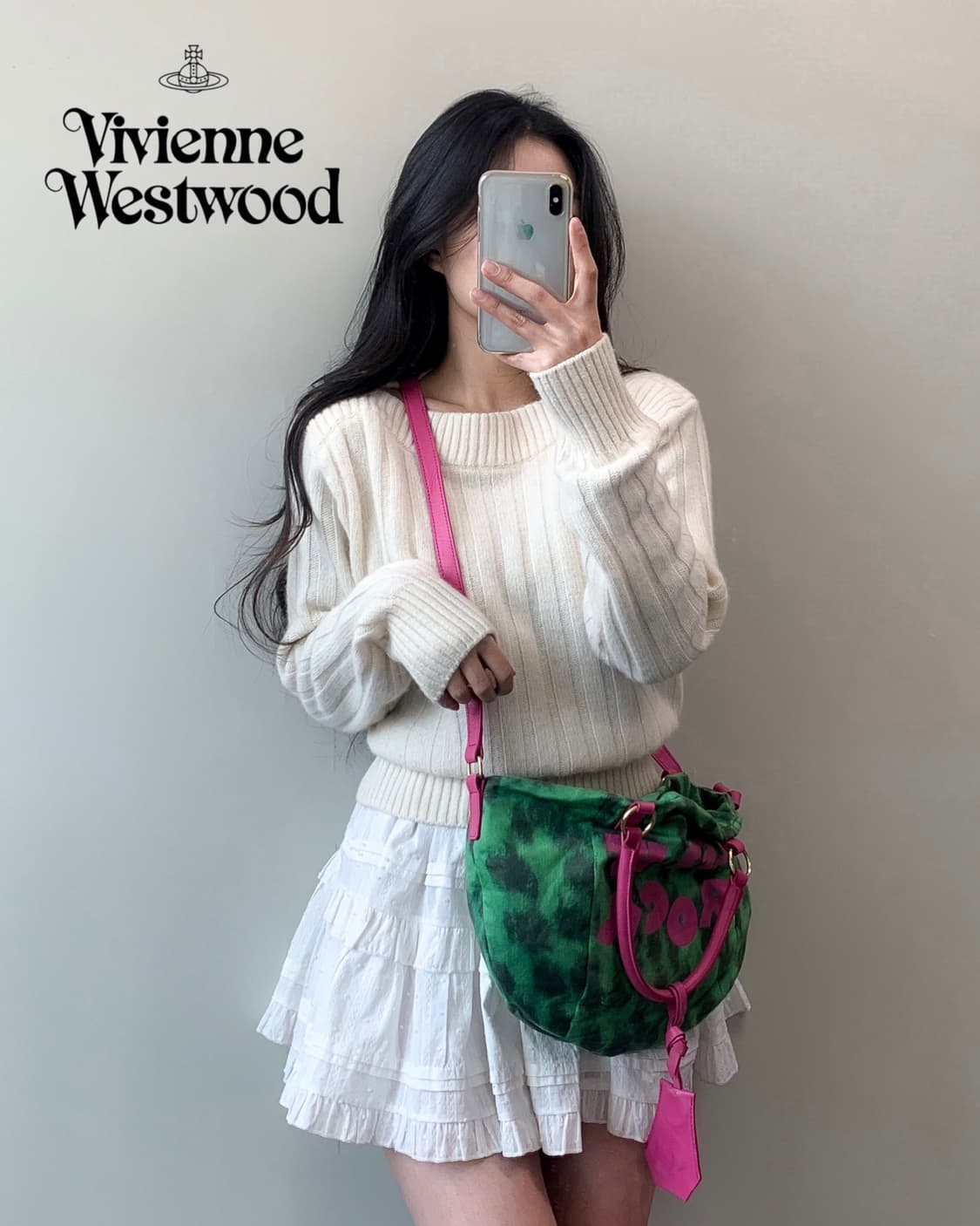 비비안웨스트우드 Let it Rock 레오파드 숄더백 상품이미지3