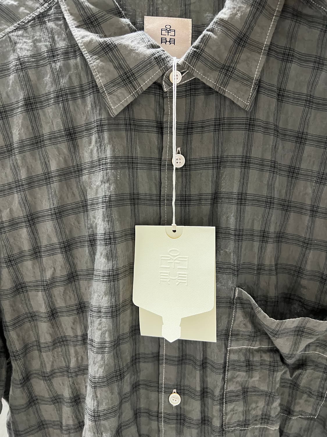 [2] 폴리테루 컨트리 체크셔츠 브라운 상품이미지4