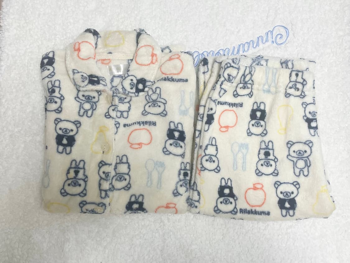 RILAKKUMA 리락쿠마 수면 파자마 set 🐻🤍🧡 상품이미지1