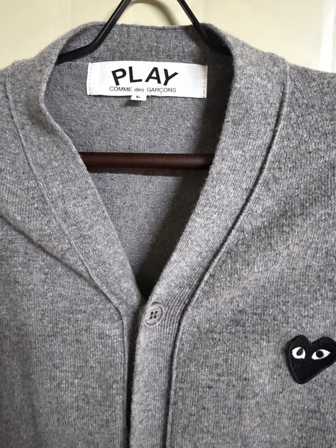 꼼데가르송 가디건 L 상품이미지3