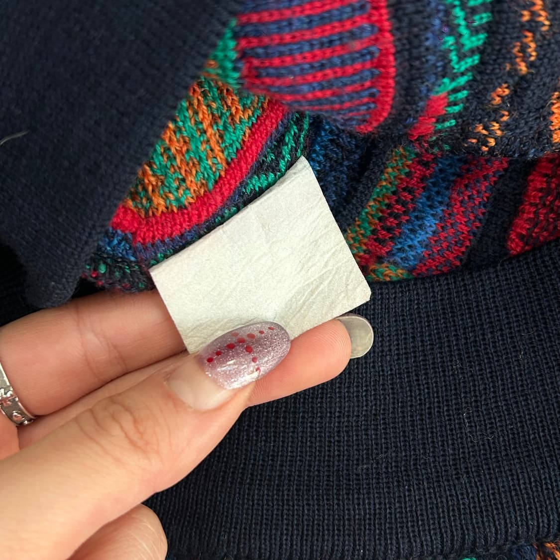 Emaroo 쿠지 패턴 니트 가디건 상품이미지6