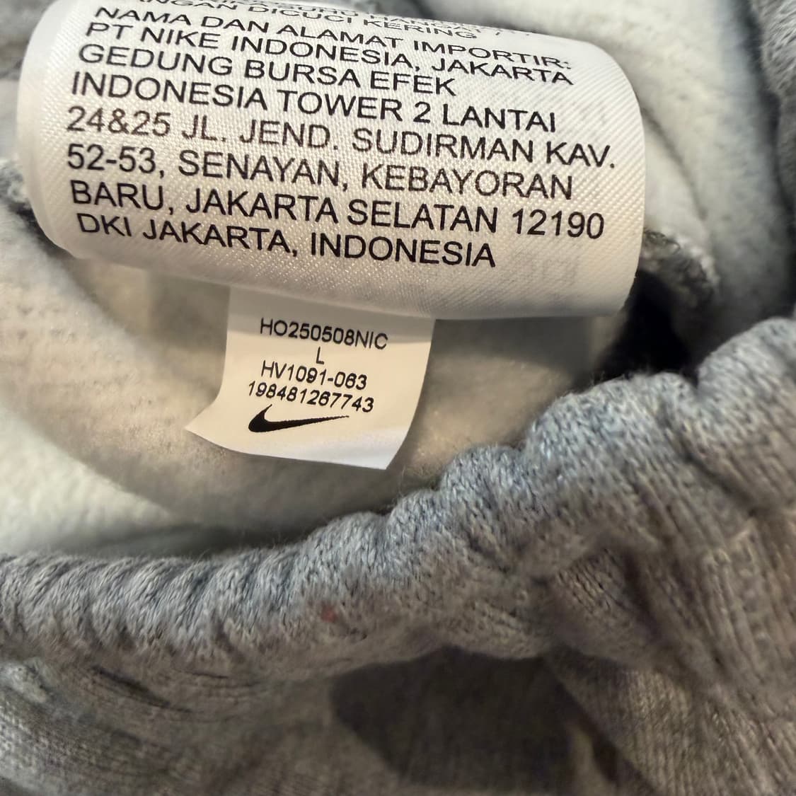 Nike NSW 솔로 스우시 오픈 헴 플리스팬츠 상품이미지4