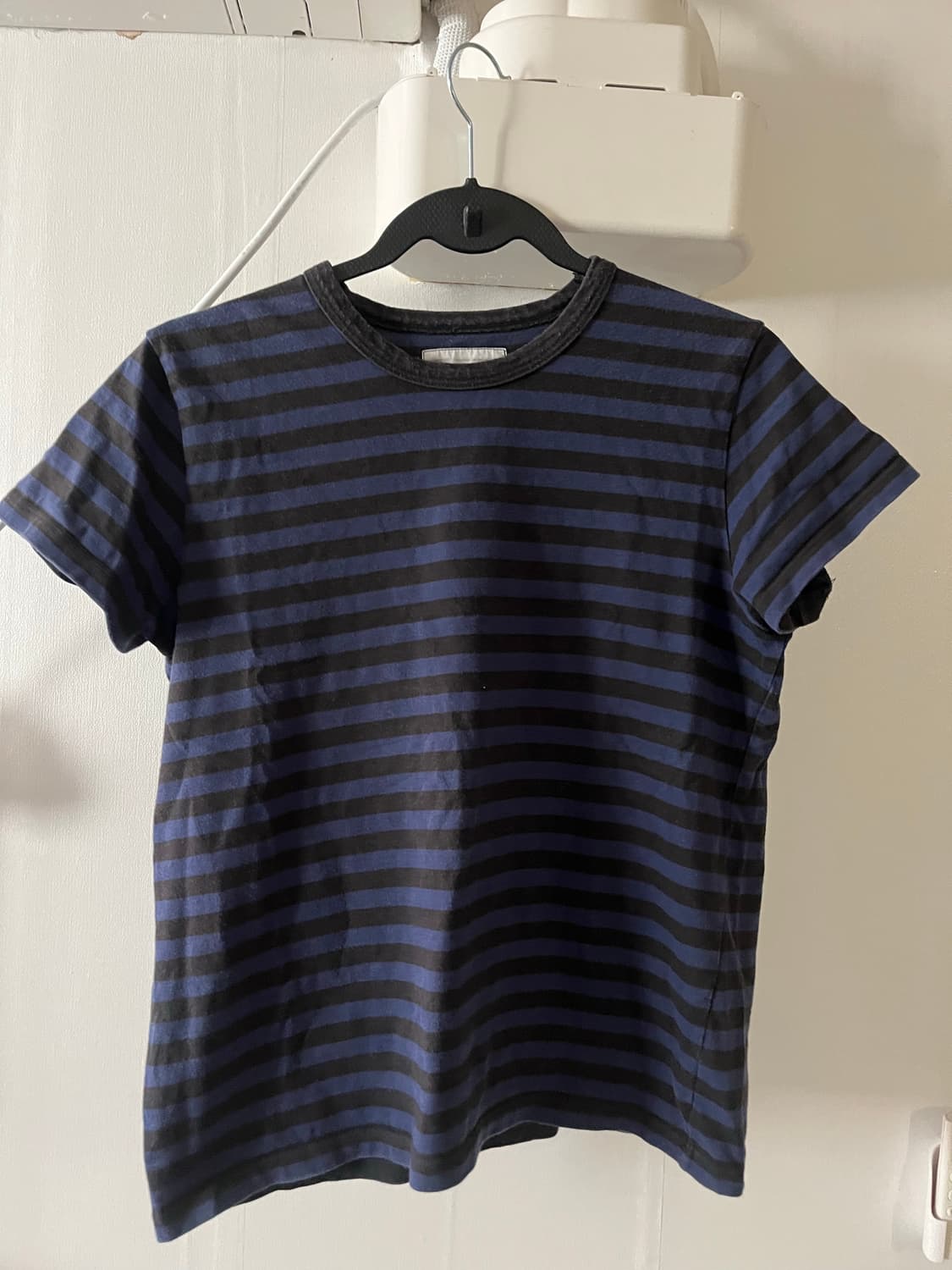 아네스베 스트라이프 반팔 탑 상품이미지1