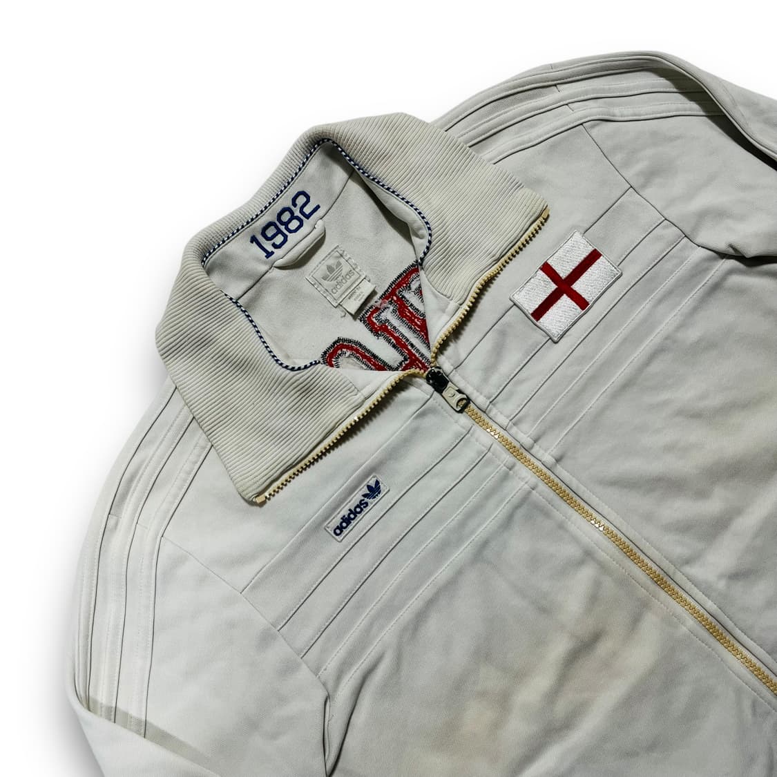 아디다스 00s 잉글랜드 화이트 빈티지 트랙탑 져지 상품이미지2