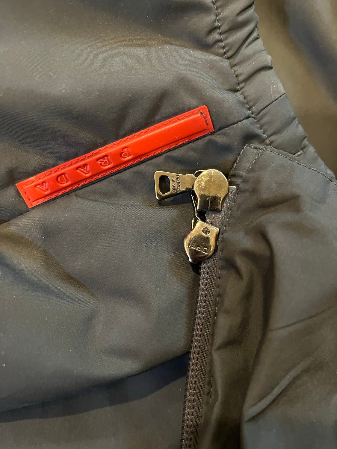 빈티지 프라다 차콜그레이 XXL 상품이미지3