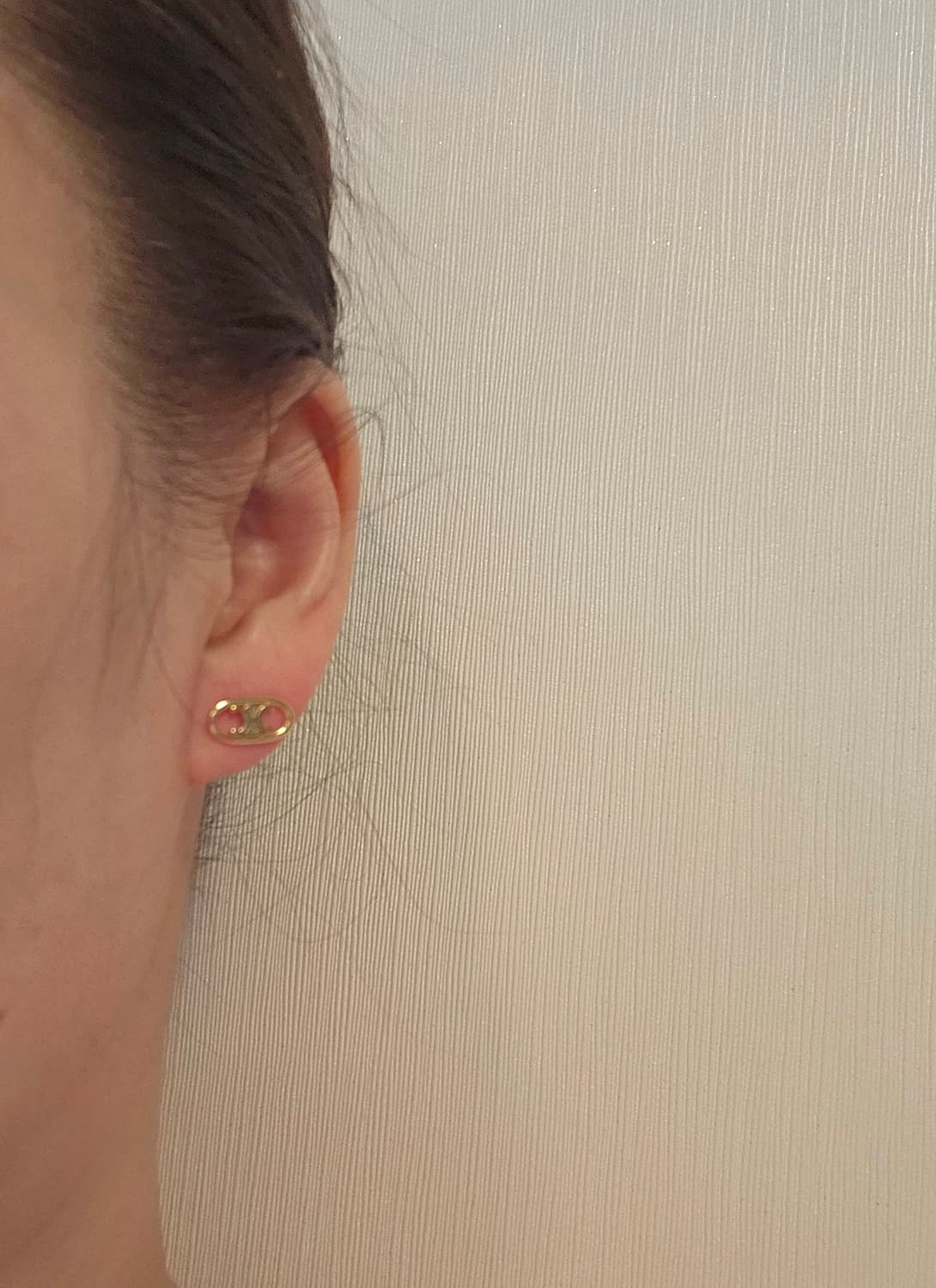 셀린느 미니 트리옹프 스터드 귀걸이 금장 상품이미지6