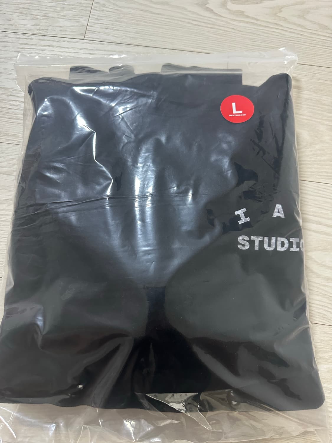 아이앱 스튜디오 아이앱 카모 로고 후드 블랙 L 새상품 상품이미지1