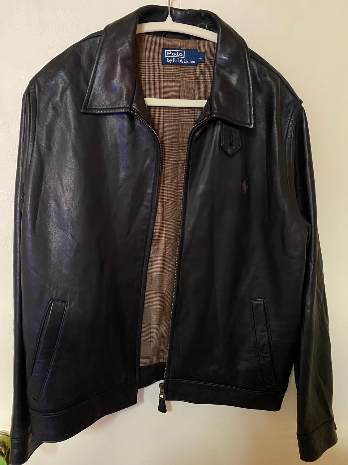 폴로 양가죽 자켓 상품이미지1