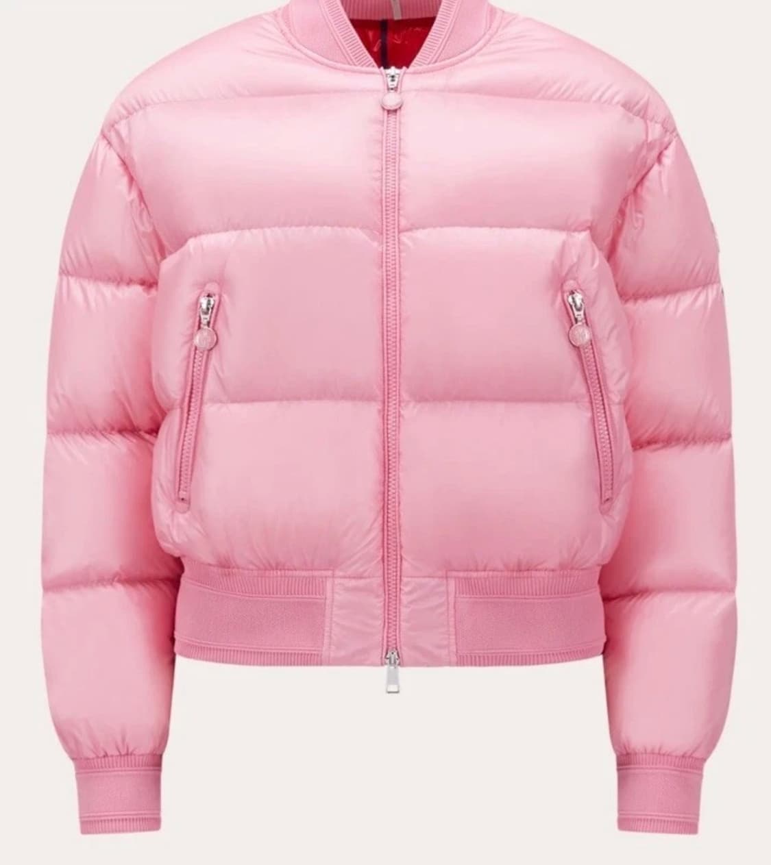몽클레어 몽클레르 Merlat 다운 봄버 숏패딩 핑크 2 상품이미지1