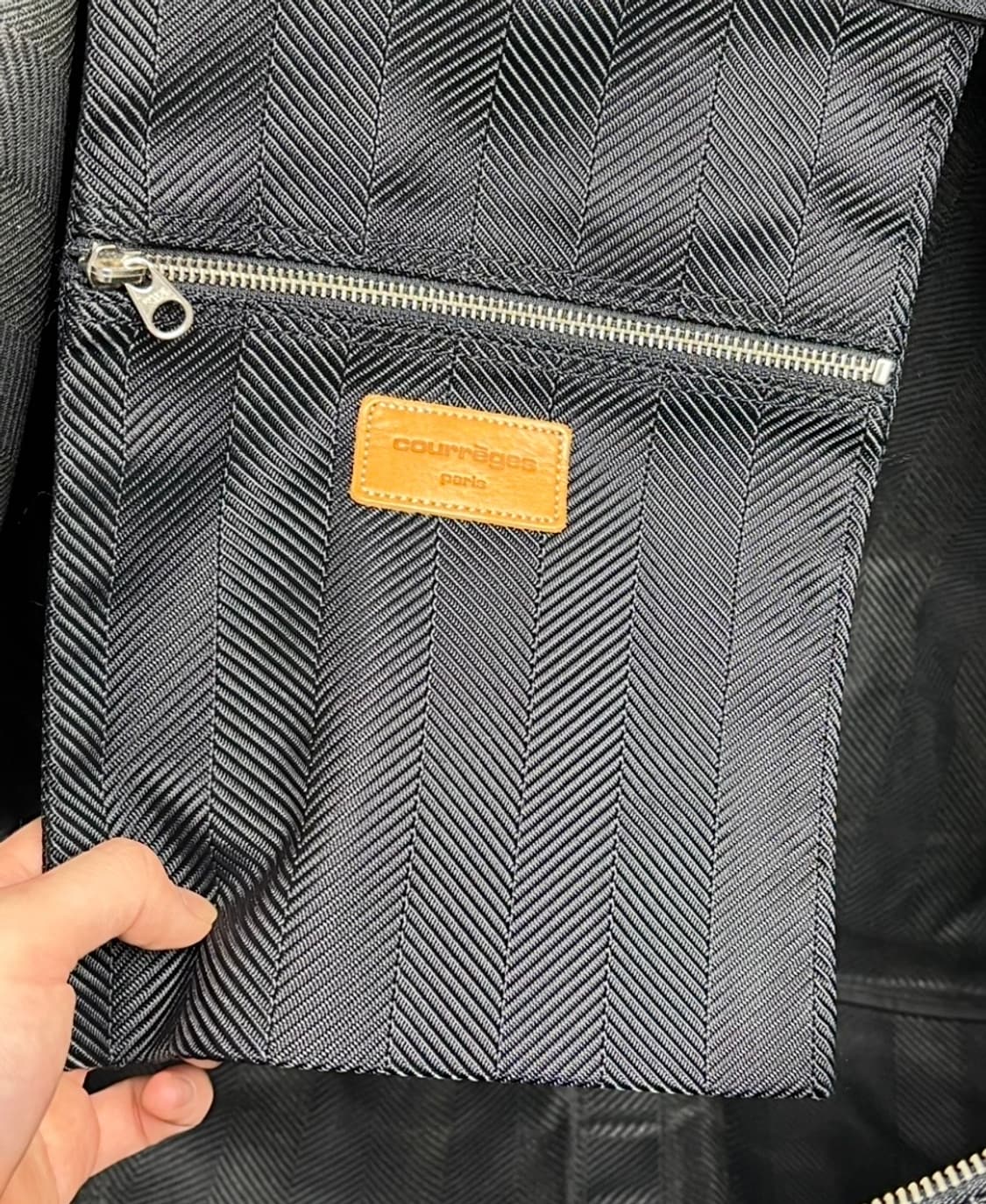 꾸레쥬 블랙 빅 라지 보스턴백   상품이미지3