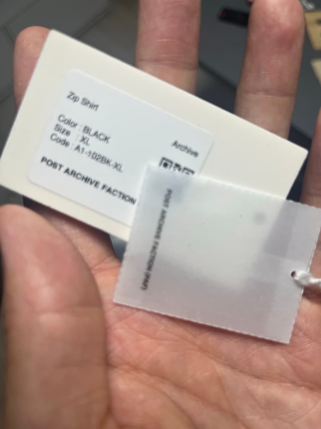 PAF 아카이브 집 셔츠 XL 상품이미지3