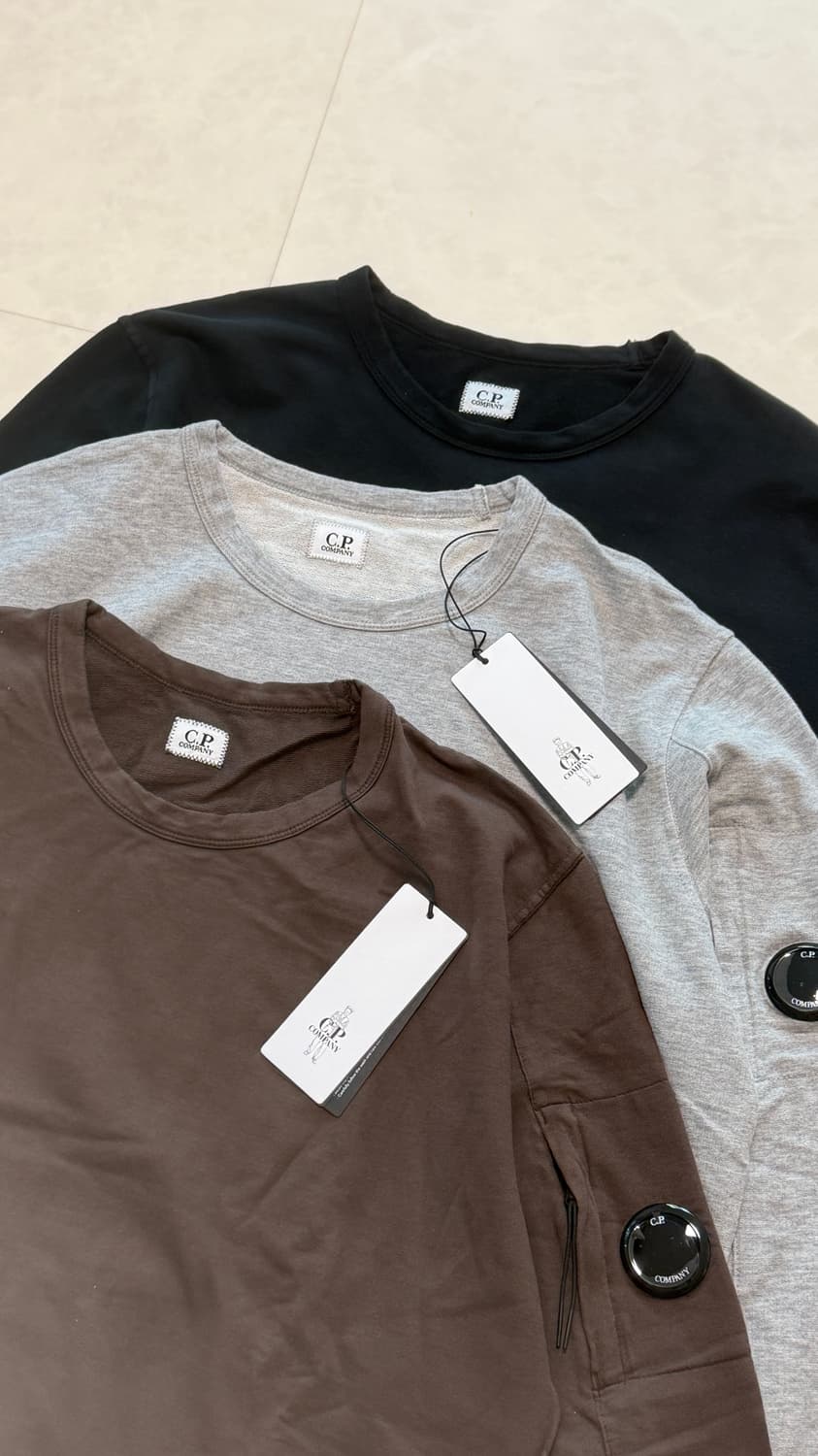 씨피컴퍼니 라이트 플리스 스웻셔츠 3color 상품이미지2