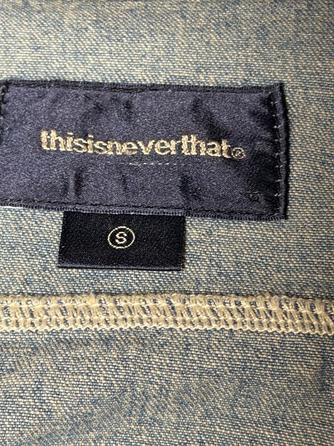 (S) 디스이즈네버댓 데님 셔츠 상품이미지4