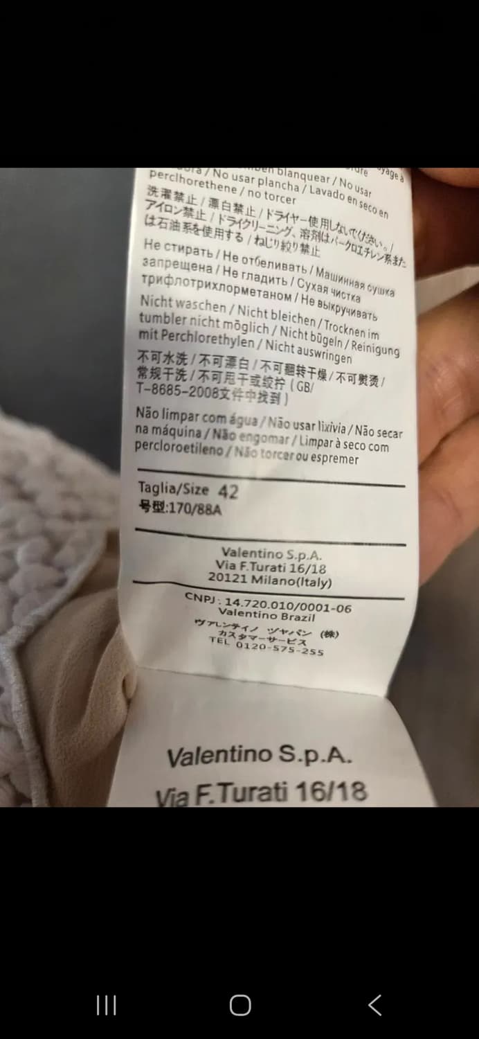 레드발렌티노 민소매셔츠 (정품) 상품이미지10