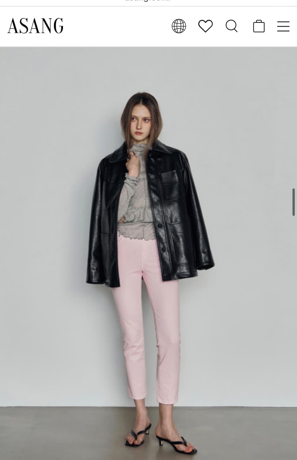 아상 ASANG 샌드 스트레이트데님(M) 상품이미지3