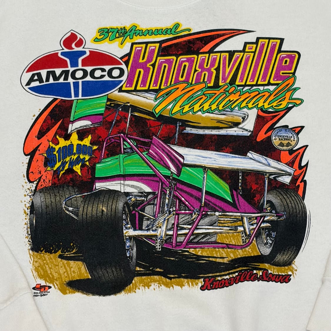 레어 90s USA 미국 빈티지 래이싱 헤비코튼 맨투맨 상품이미지4