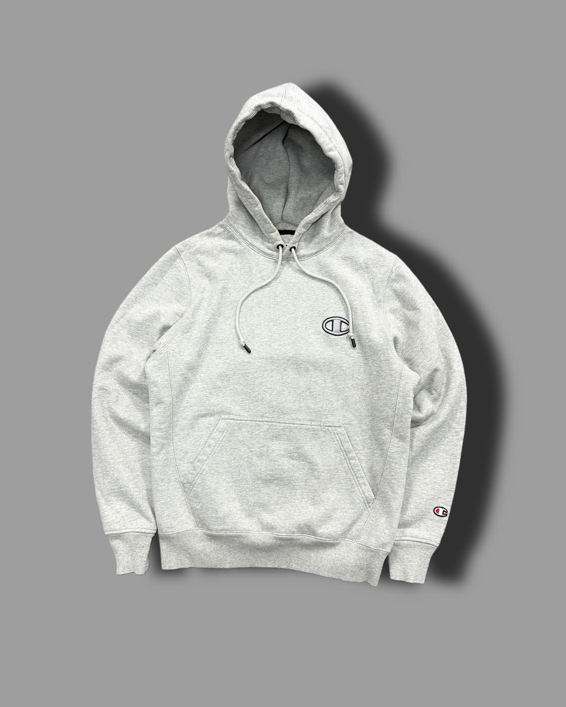 챔피온 그레이 슈퍼플리스 빅로고 후드티 M 상품이미지4