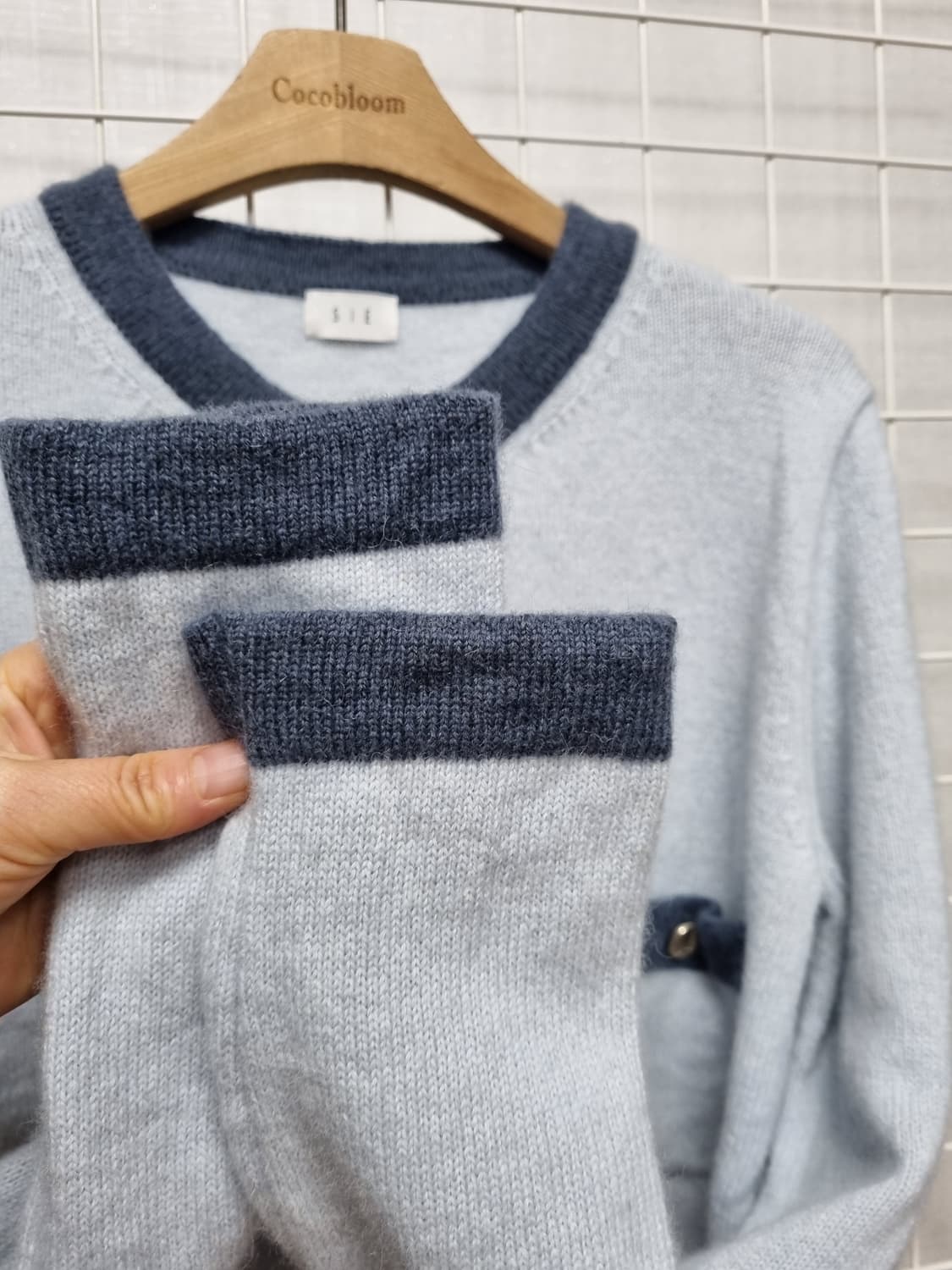 (택포) SIE 시에 모.알파카 니트가디건 상품이미지3