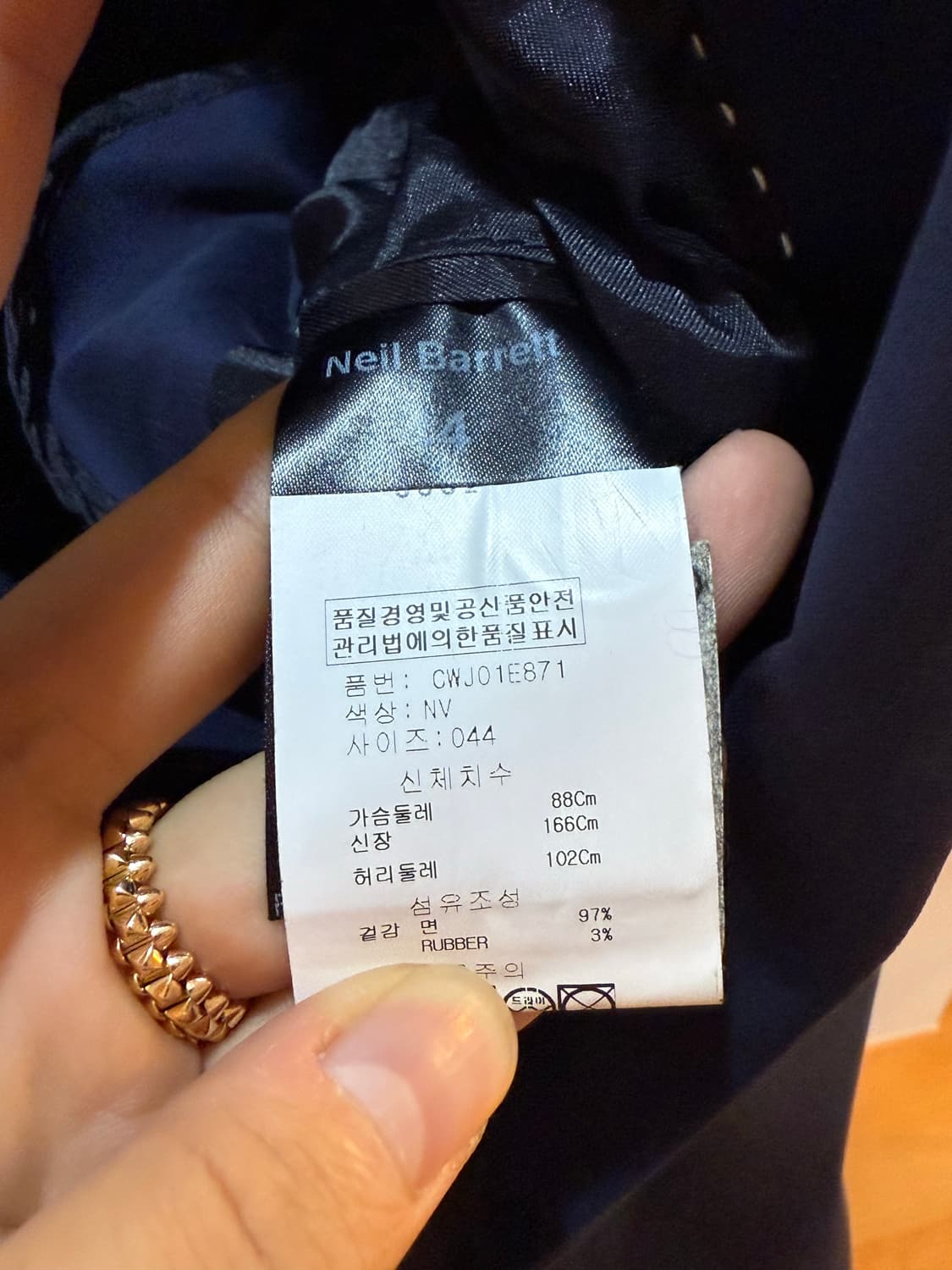 코튼 싱글 블레이저  상품이미지5