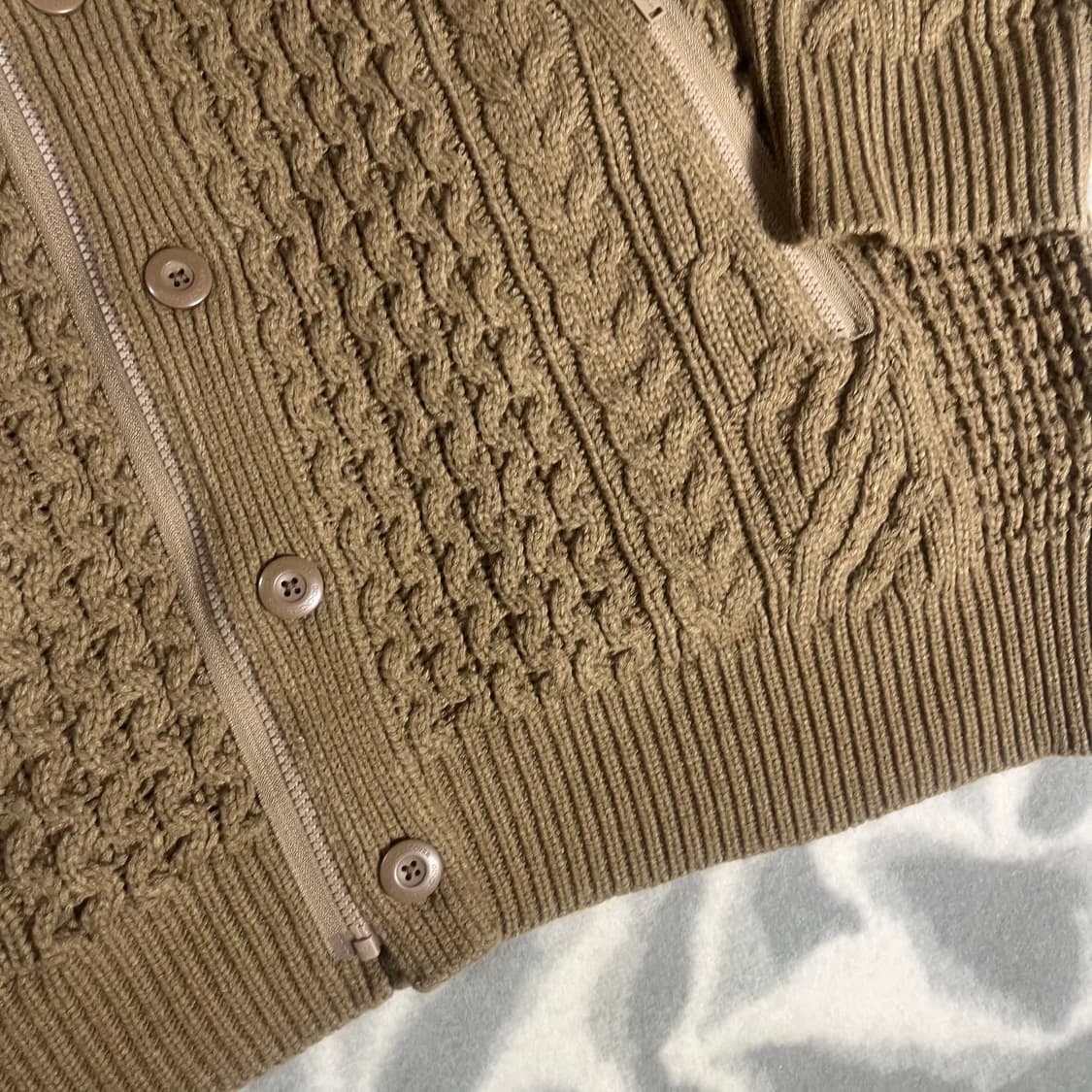 [Undercover x GU] 24 언더커버 Gu 케이블 니트 가디건 상품이미지3