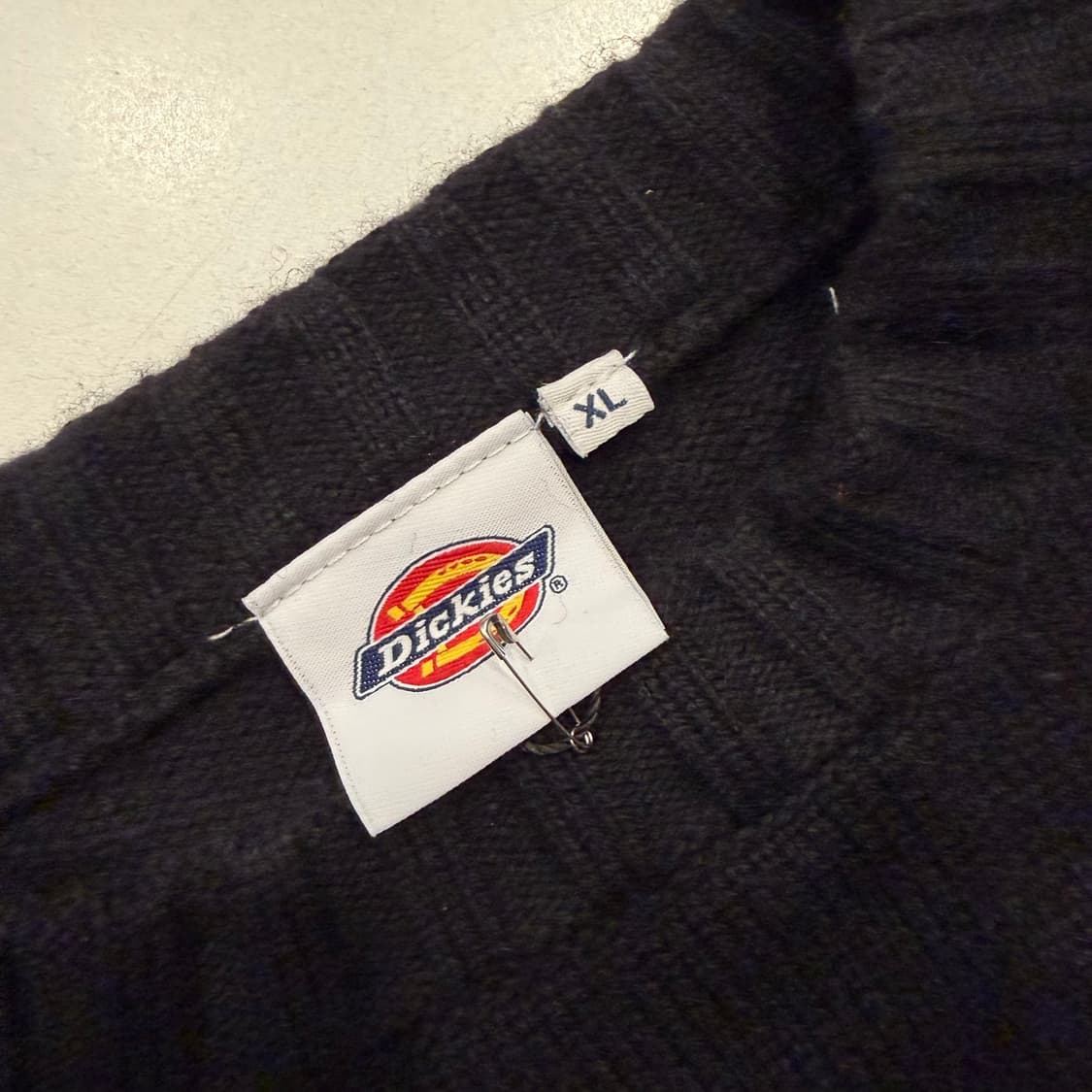 [XL] 디키즈 빅로고 블랙 로고 니트 B340 상품이미지4