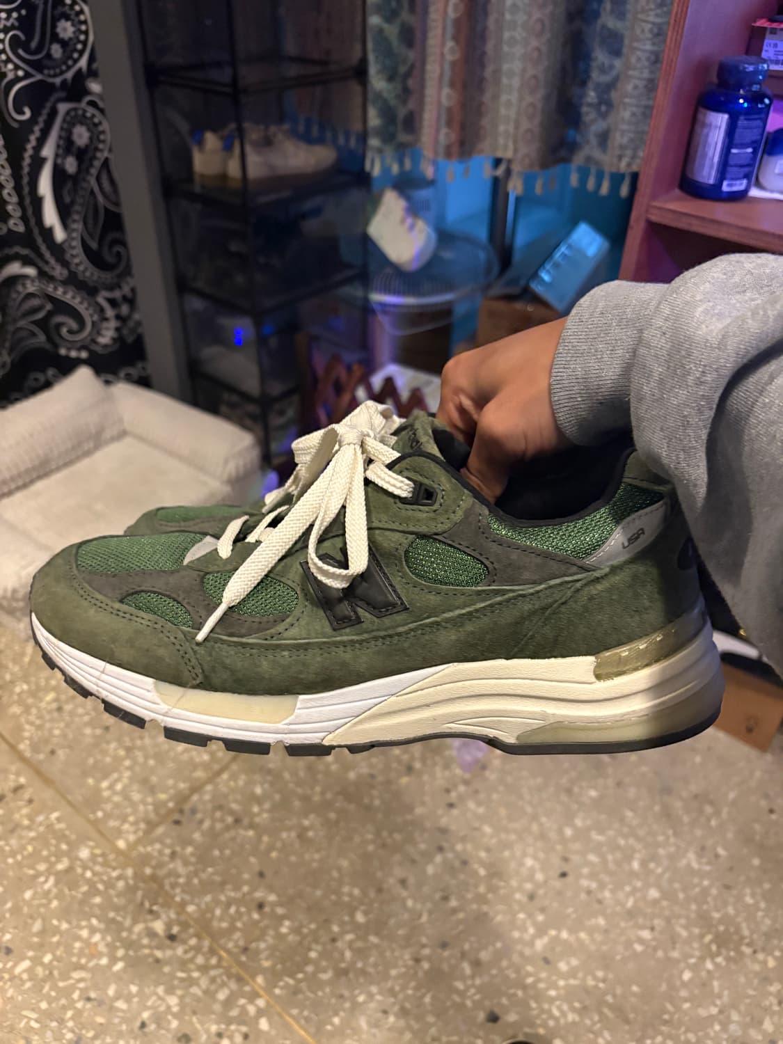 뉴발란스 X 자운드 992 모시그린 280 상품이미지1