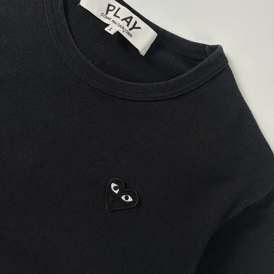 Comme des garsons  꼼데가르송 하트와펜 블랙 반팔티셔츠   상품이미지2
