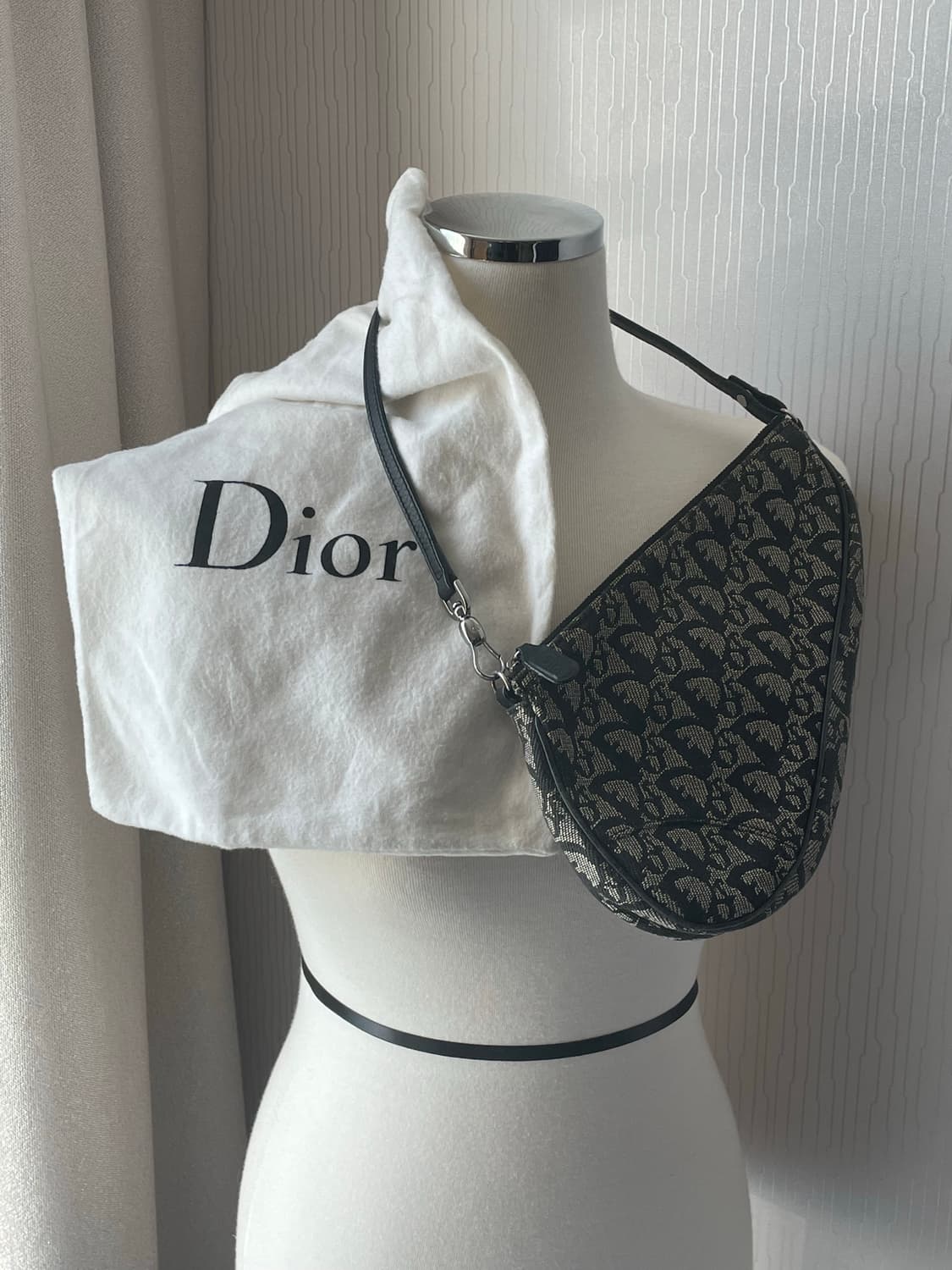 빈티지 디올 새들 파우치백 상품이미지1