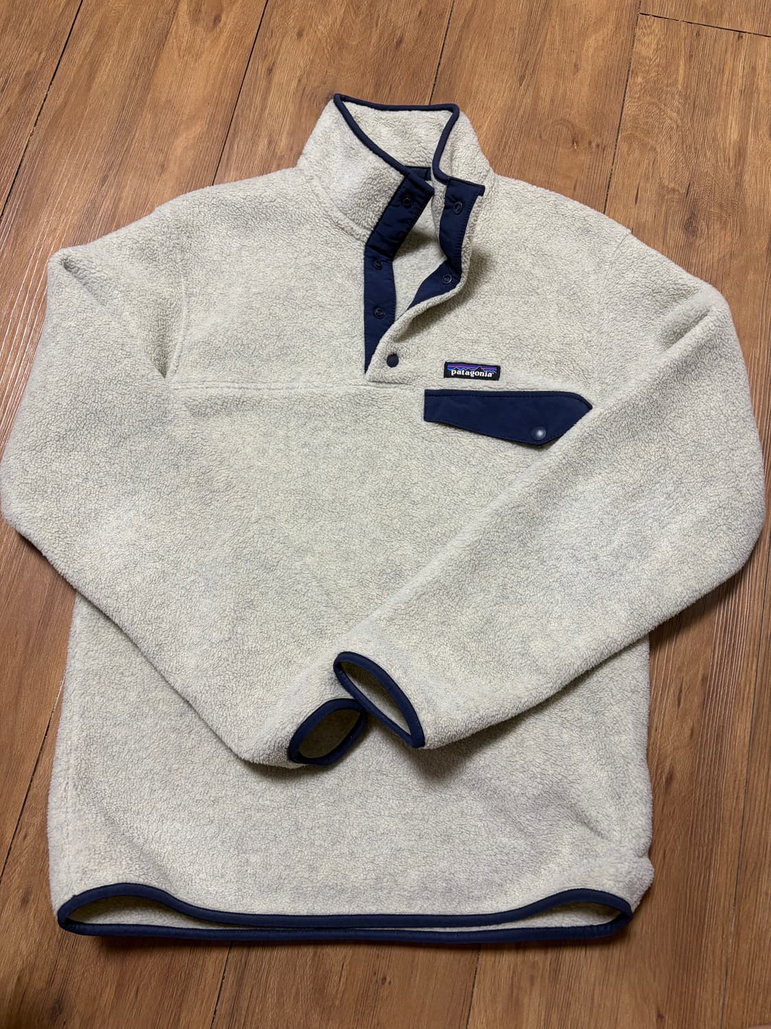 파타고니아 라이트웨이트 신칠라 스냅-T 플리스 풀오버 오트밀 XS 상품이미지1