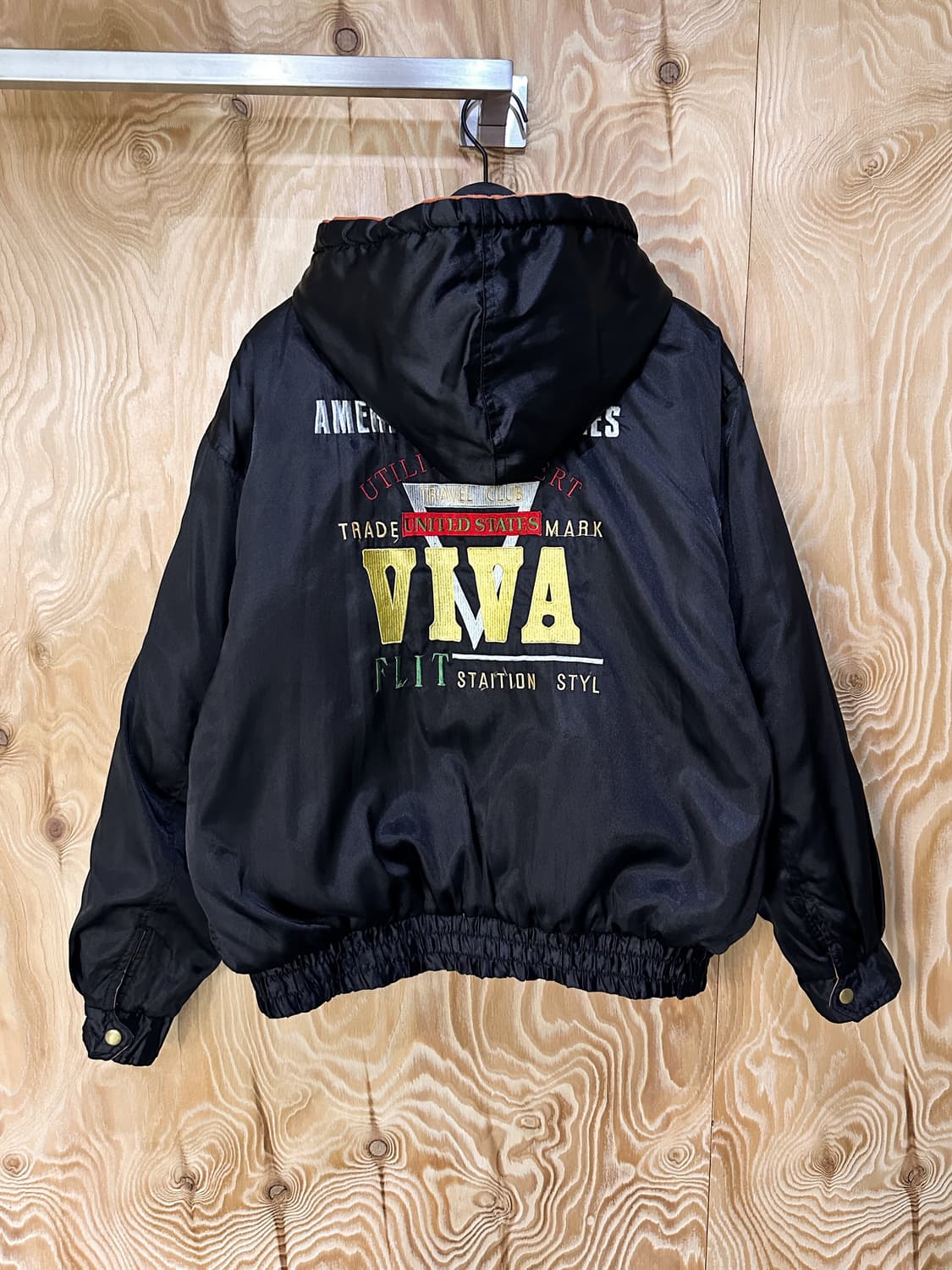 매네버 90's 리버시블 새틴 자켓 상품이미지6