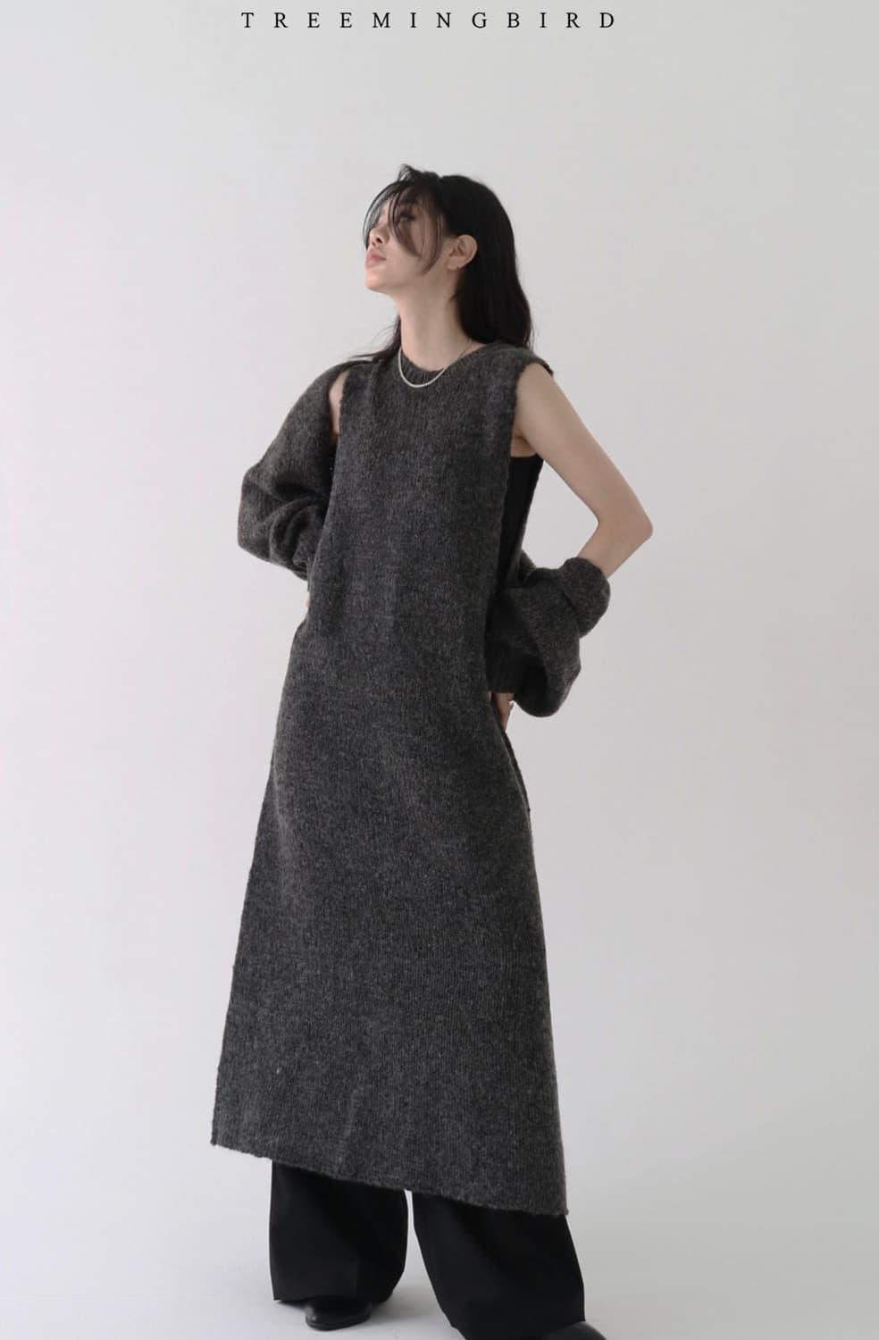 트리밍버드 볼레로 니트 원피스 셋업 (원피스 새상품) 상품이미지1