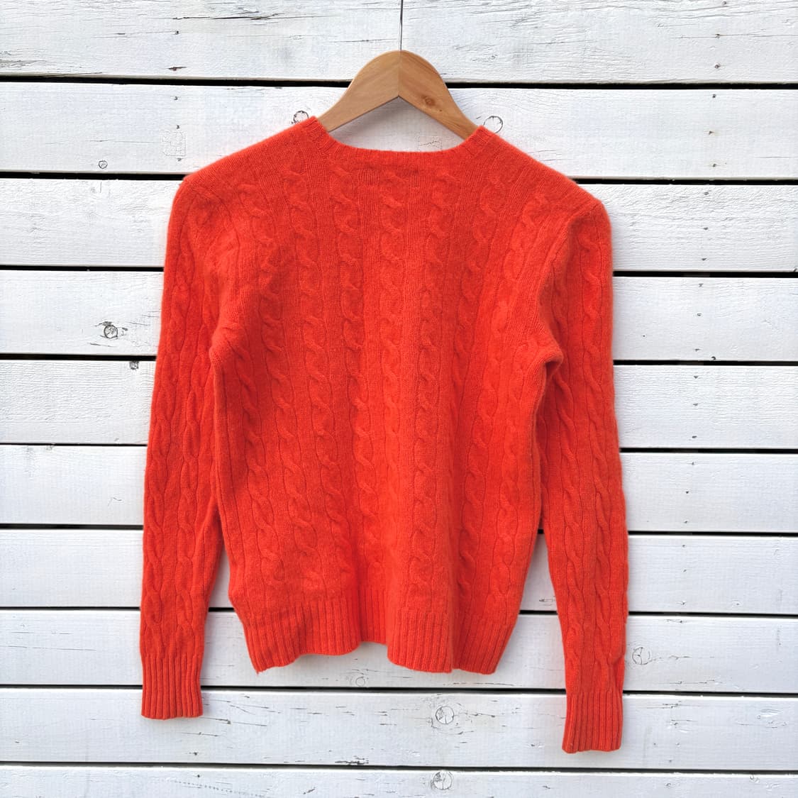 Polo 폴로 울 캐시미어 케이블 꽈배기 니트 상품이미지2