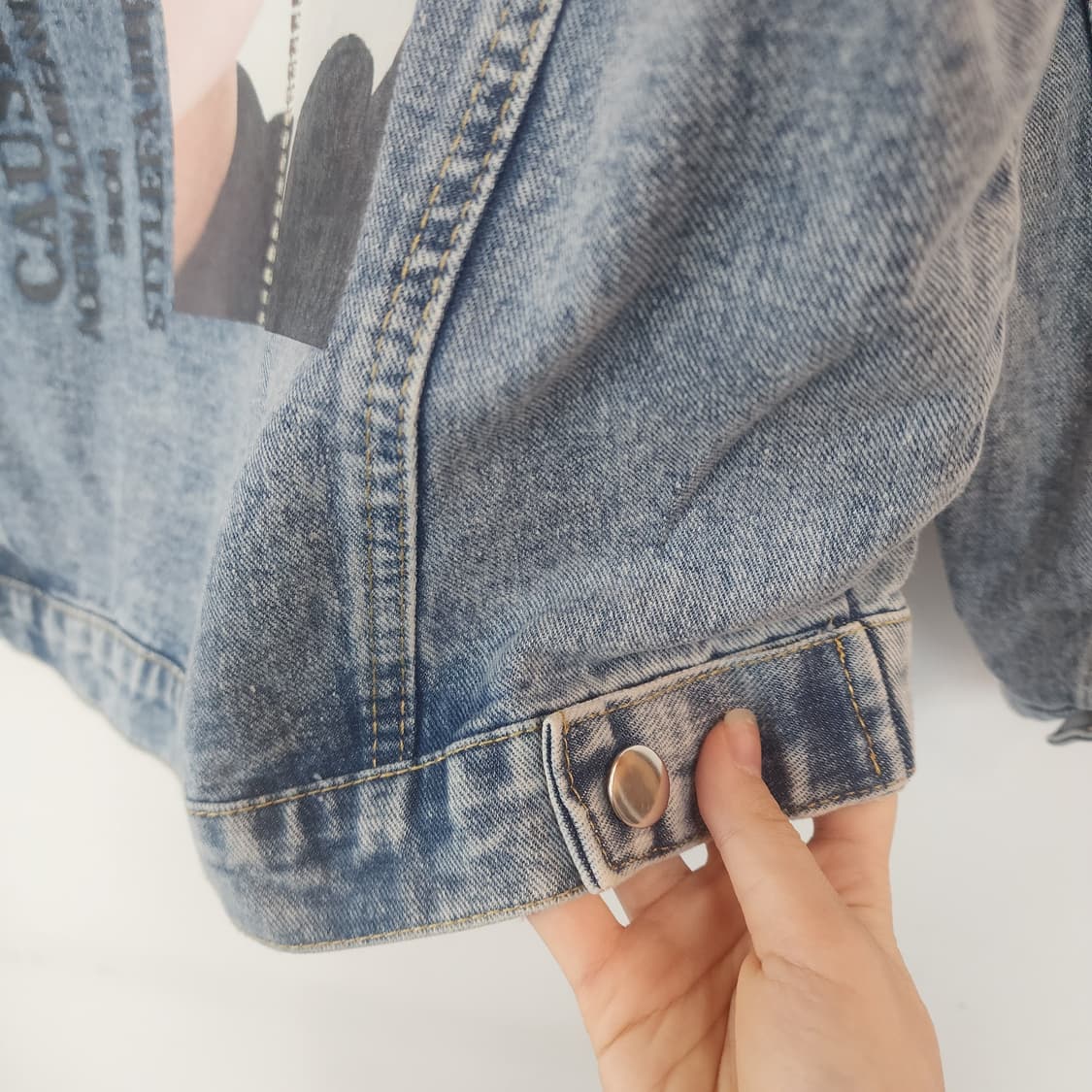 L'ECCOVE 데님 청자켓 상품이미지9
