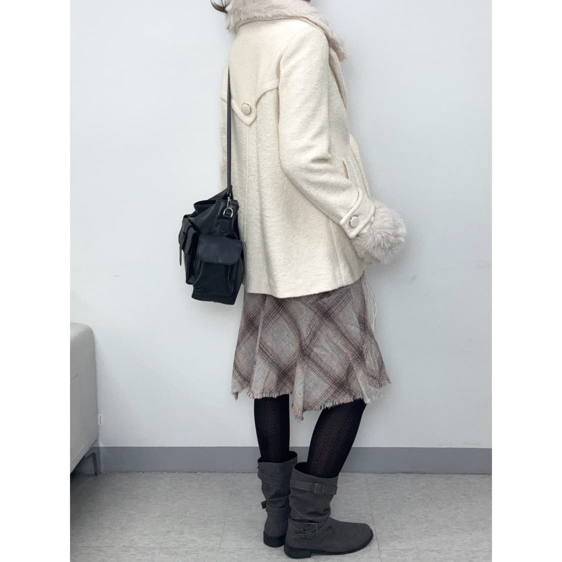 빈티지 울 스커트 상품이미지3