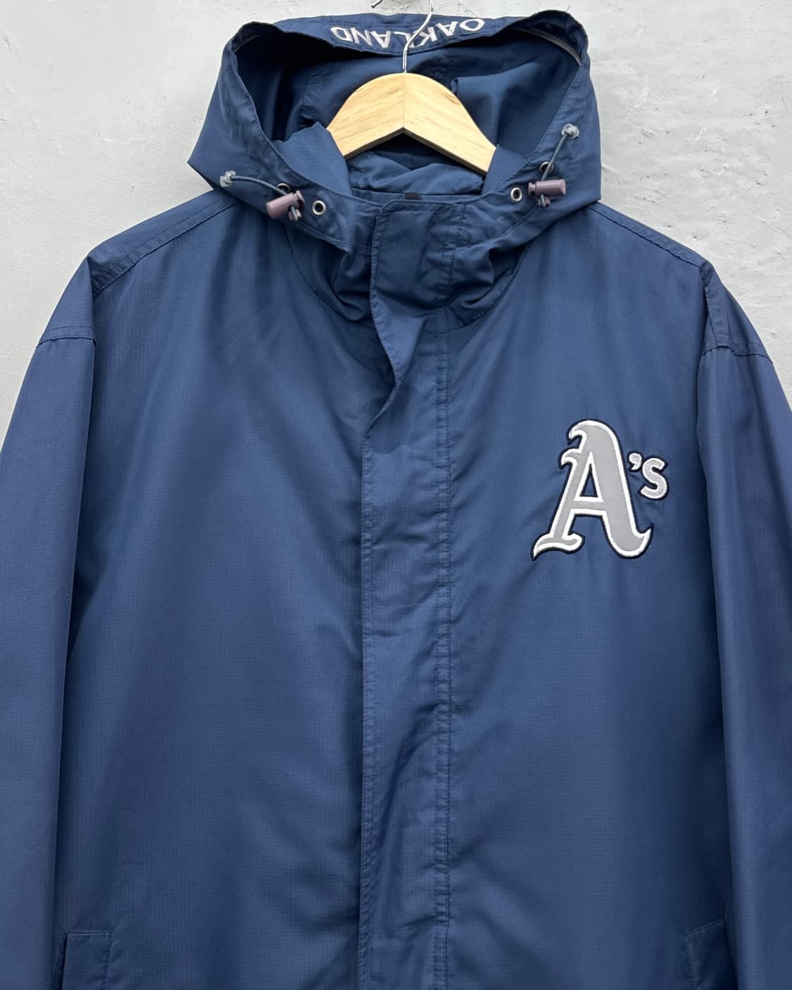 MLB 00s 오클랜드 애슬레틱스 나일론쉘 후디 자켓 상품이미지2