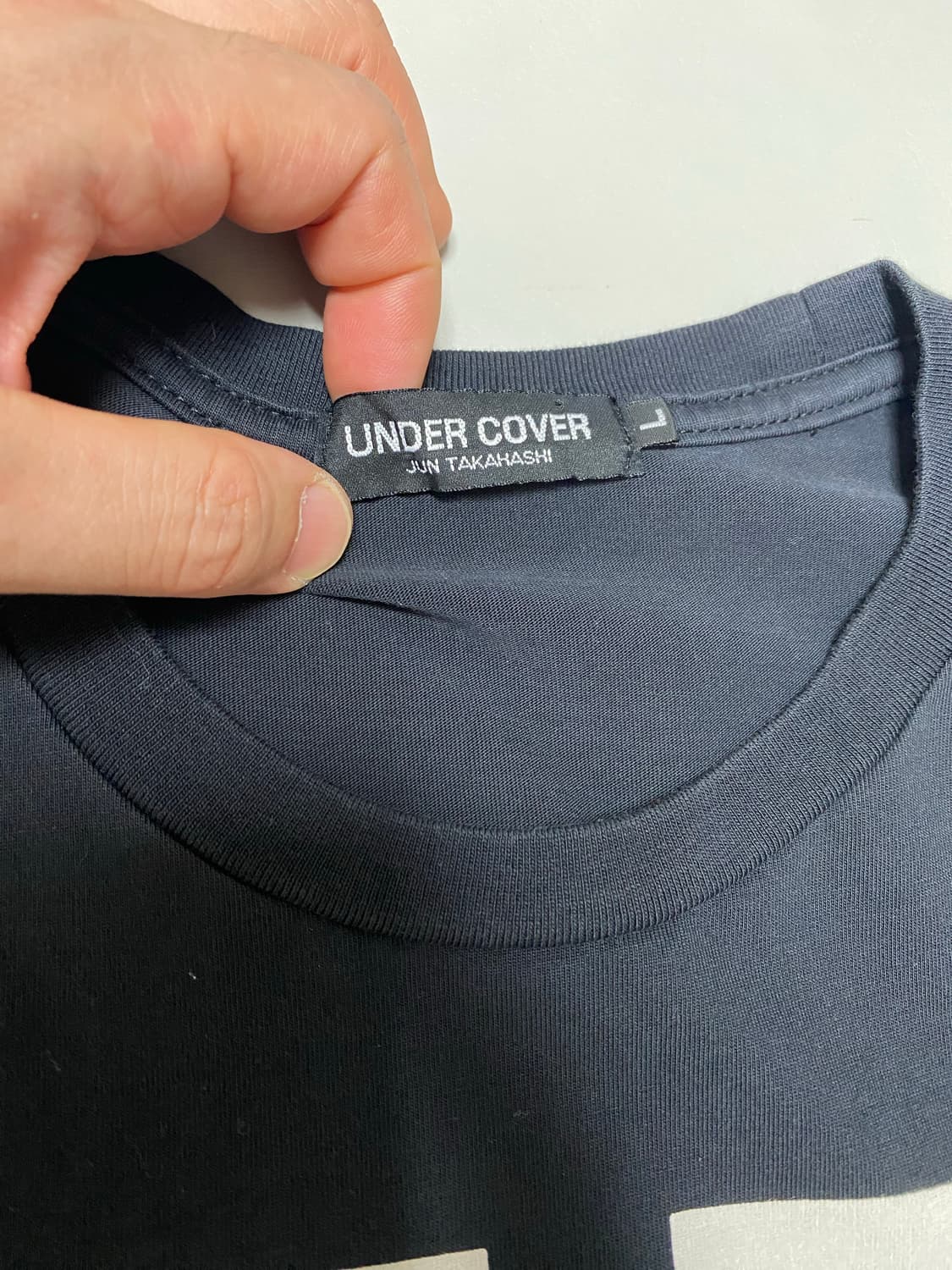 언더커버 U 로고 티셔츠 L 상품이미지2