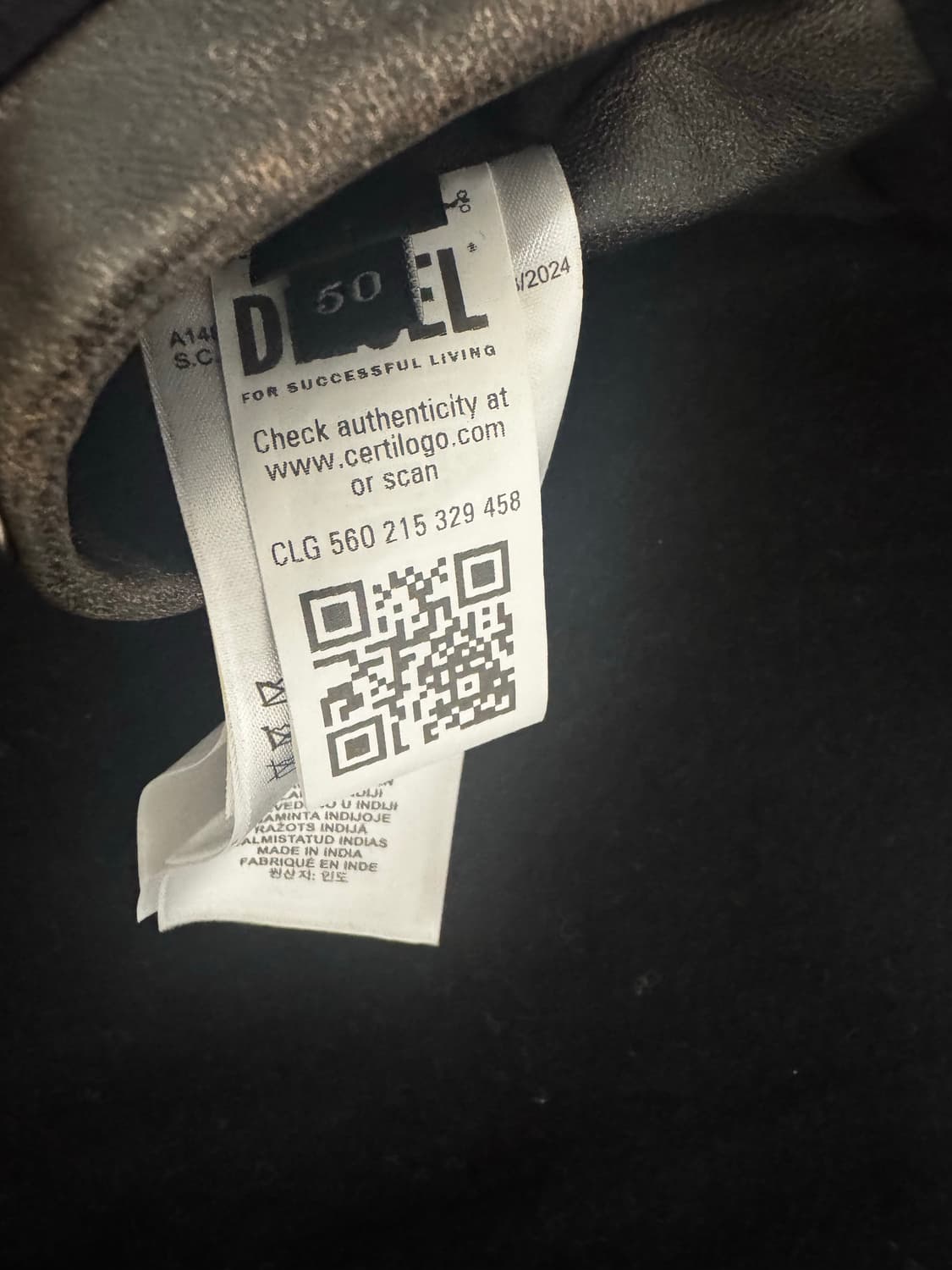 디젤 L-RENN 가죽 라이더 자켓 50 팝니다 상품이미지3