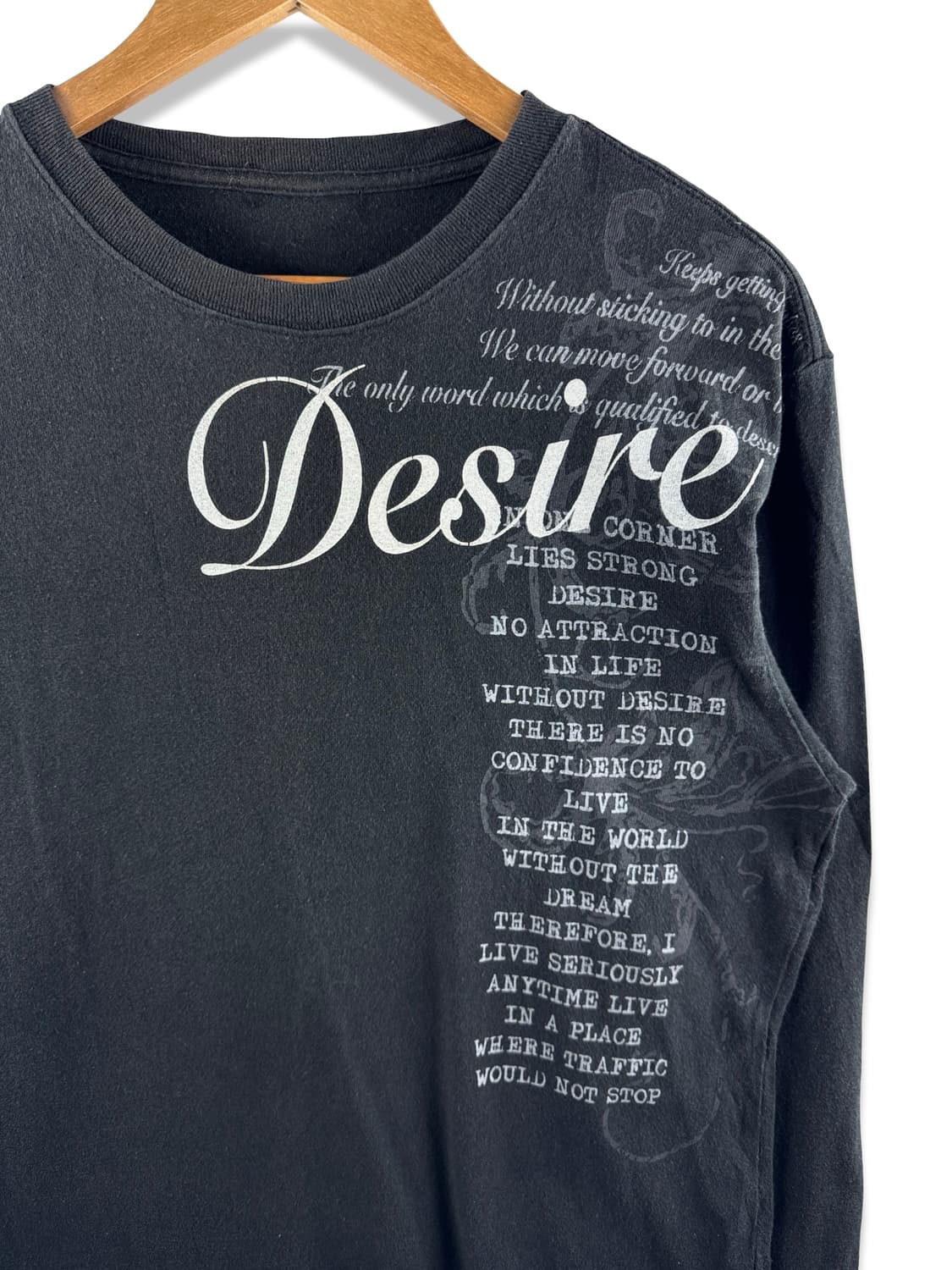 JPN Y2K 레터링 프린팅 롱슬리브2560 상품이미지3