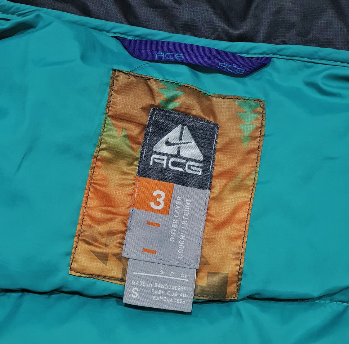 나이키 acg 펜들턴 나바호 다운 패딩 100 상품이미지7