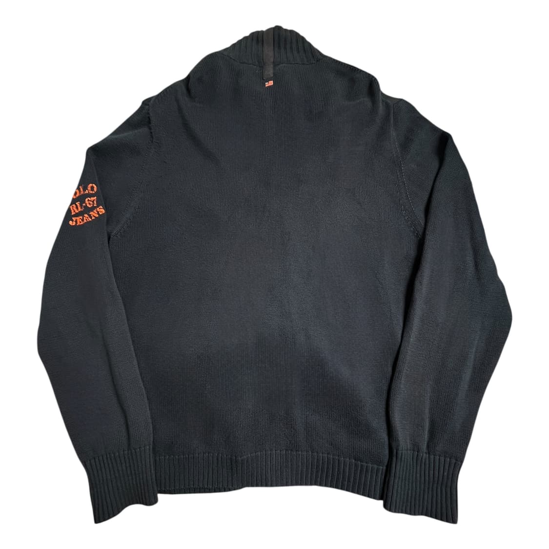 폴로 진스 RL67 쉴드 패치 니트 집업 상품이미지2