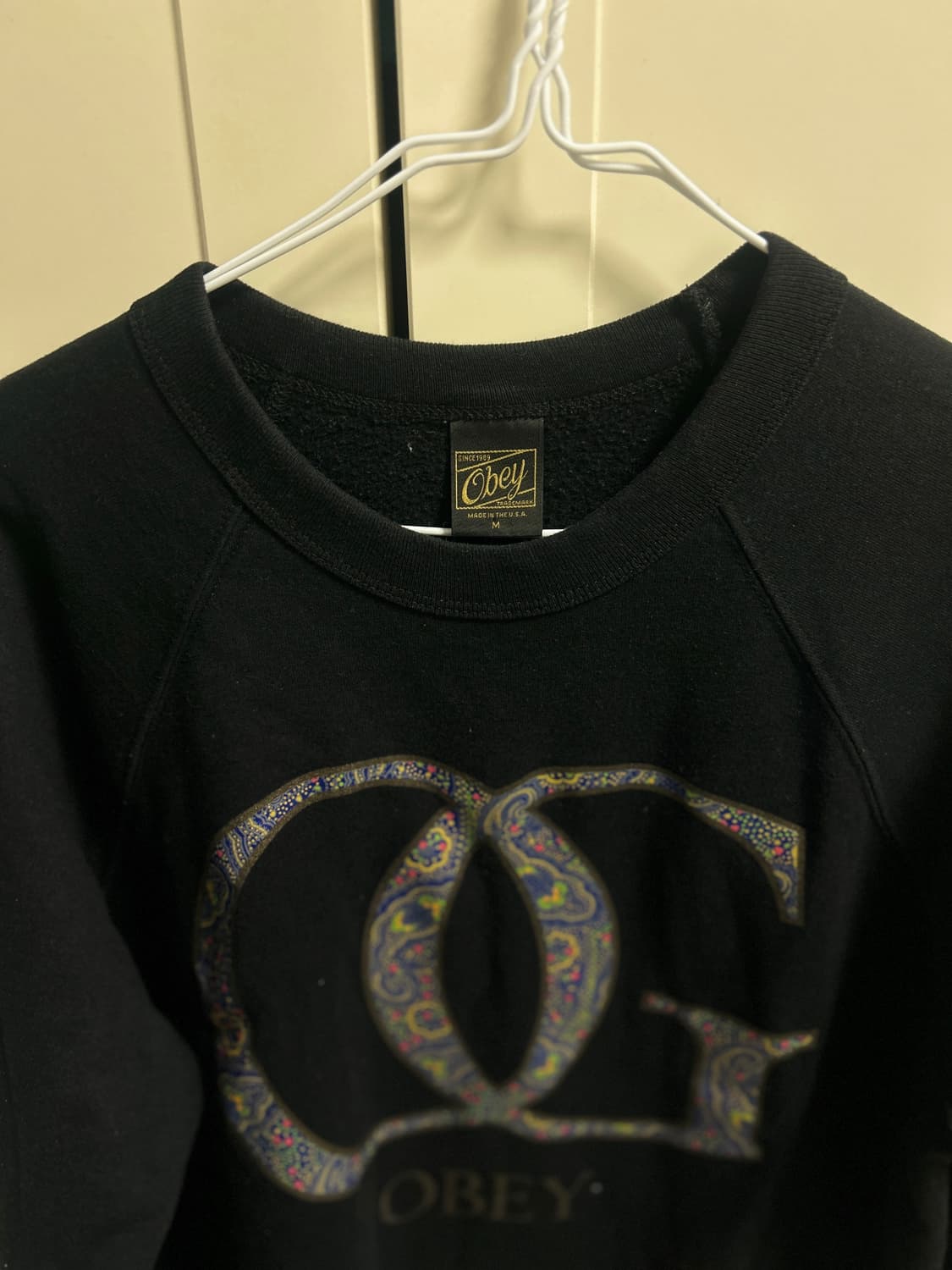 오베이 페이즐리 맨투맨 남성 M 상품이미지2