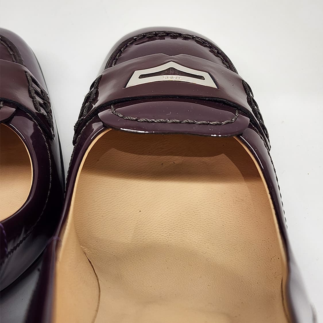 토즈 버건디 페이던트구두 35.5 상품이미지7