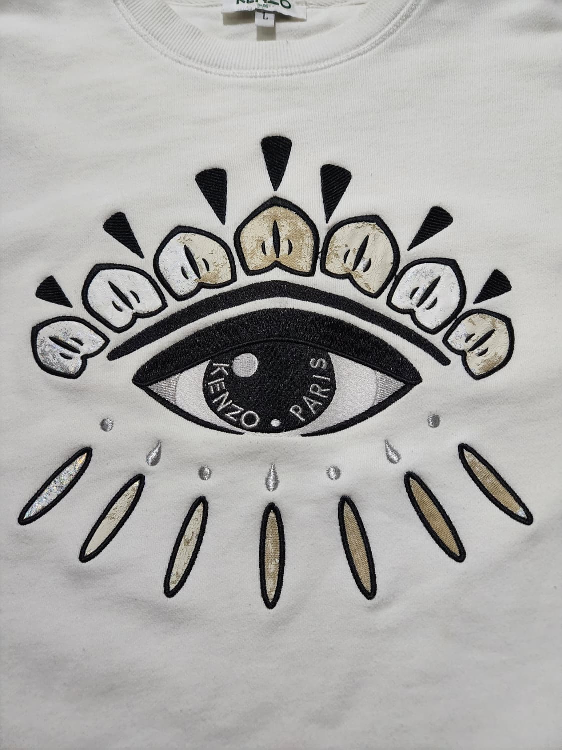 겐조 아이 자수 맨투맨 L 상품이미지4