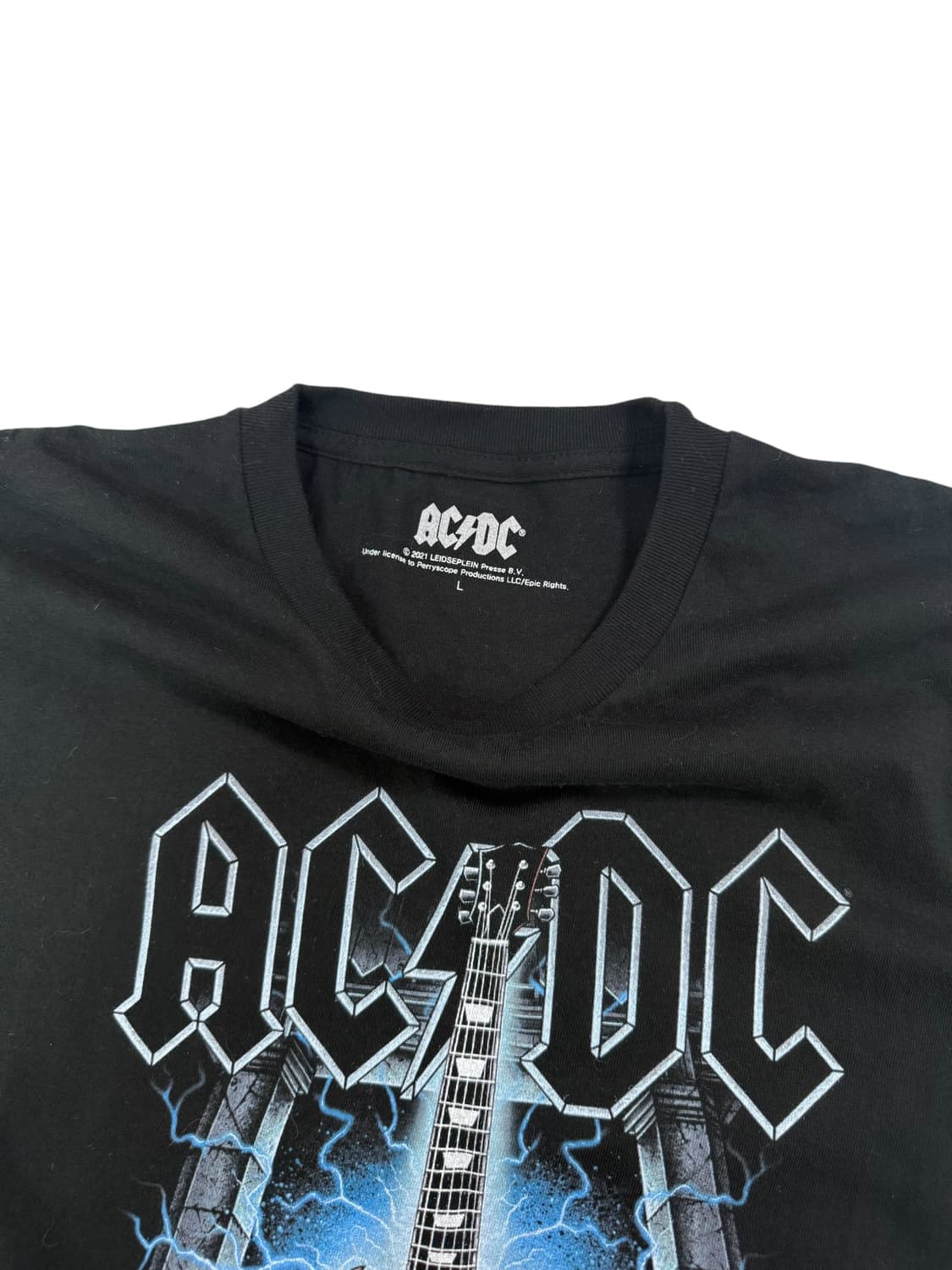 ACDC 기타 블랙 반팔티 상품이미지6