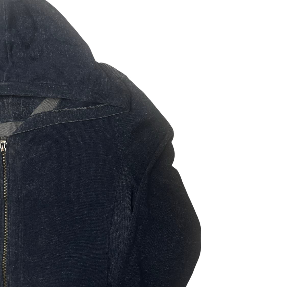 띠어리 네이비 니트후드집업 S 상품이미지2