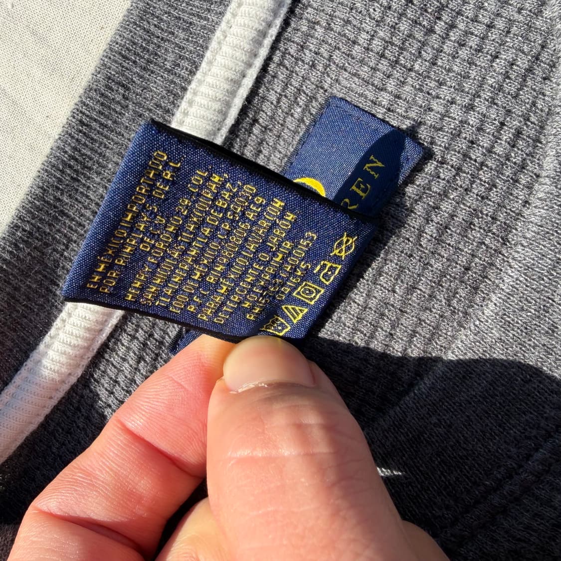 폴로 랄프로렌 와플 긴팔 티셔츠 긴팔티 상품이미지4