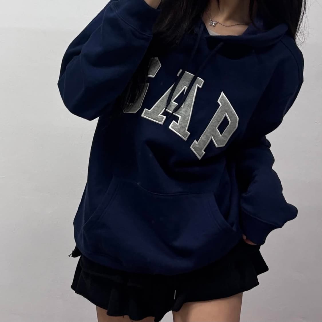 Gap 갭 네이비 폭닥 스웨트셔츠 후드티(L) 상품이미지3